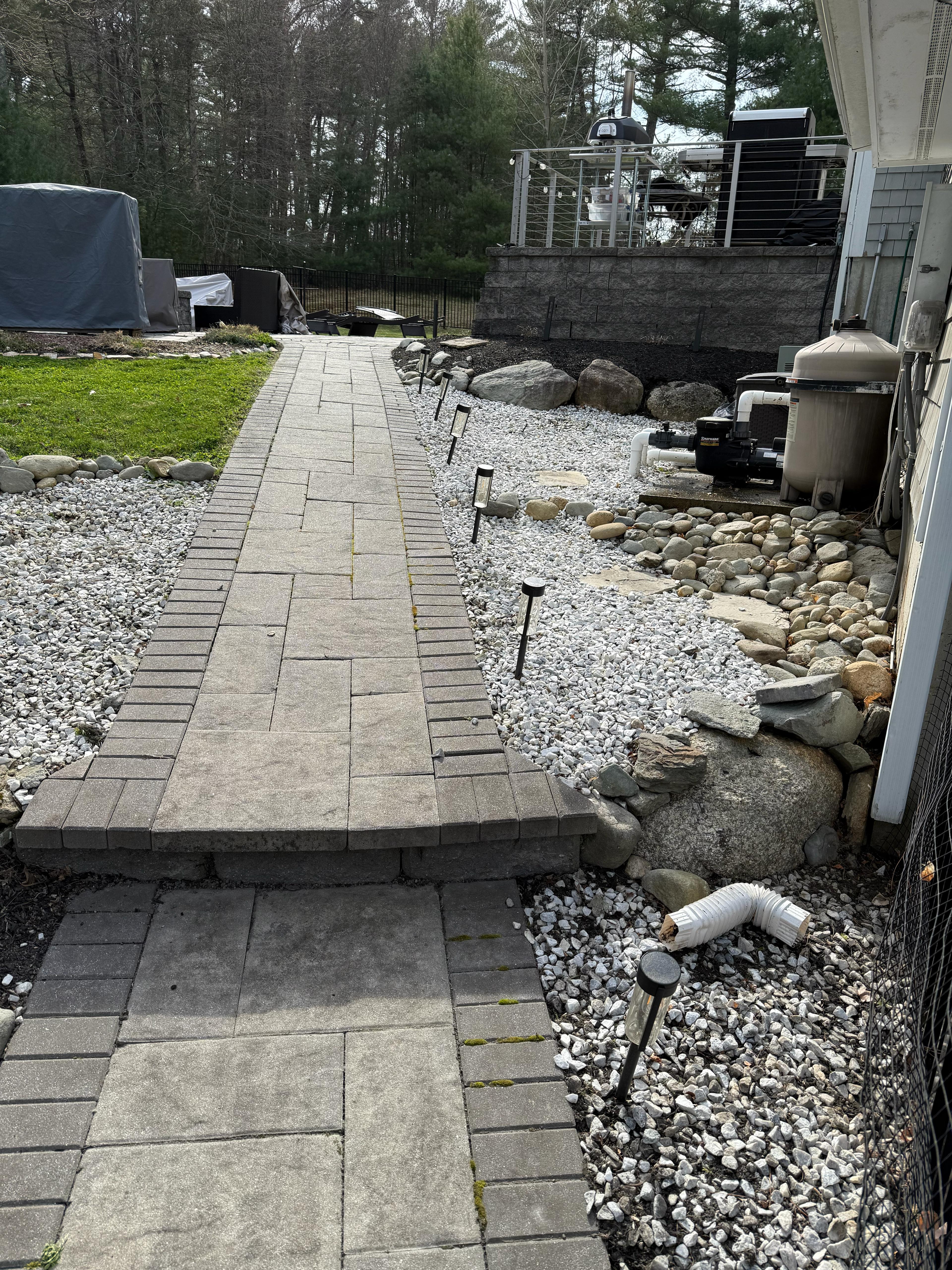 Commercial lot paving